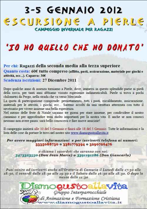 Campeggio Pierle 2012