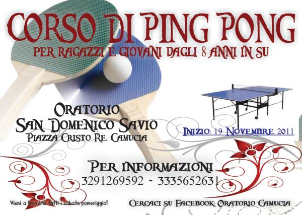 Corso di Ping Pong